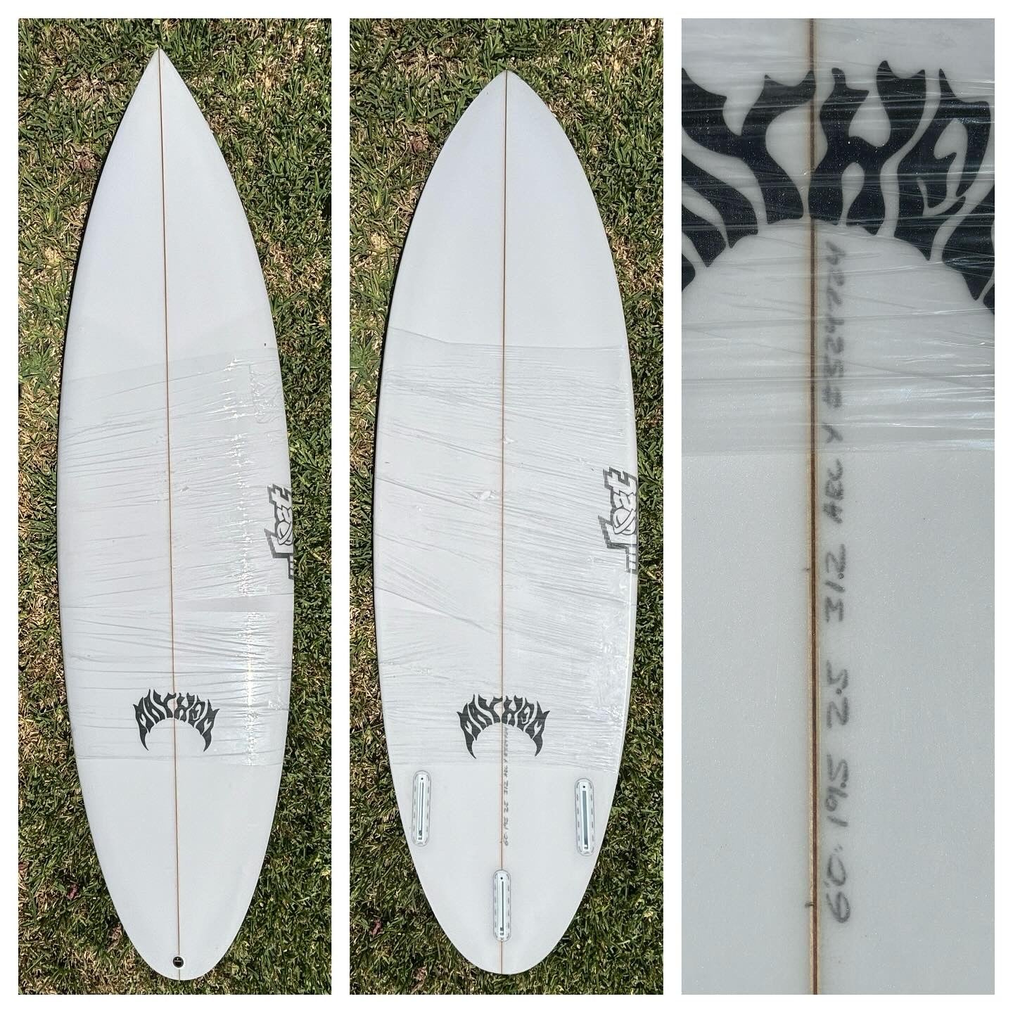Mayhem Lost Driver Used Once Like New Surfboard 6’0” X 2’5 X 19’5 X 31’2 L