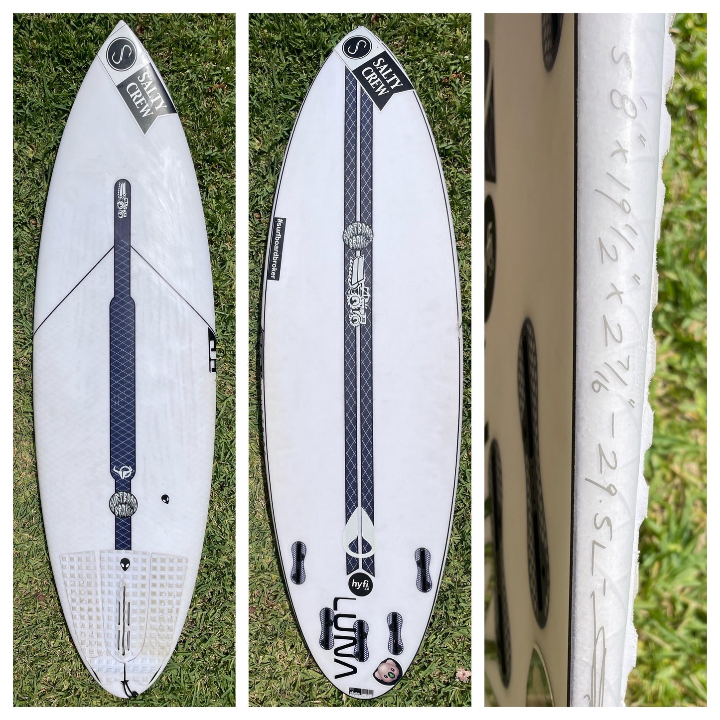 JS Industries Bullseye Hyfi 2.1 like new Surfboard 5.8" x 19.1/2" x 2.7/16" x 29.5 L