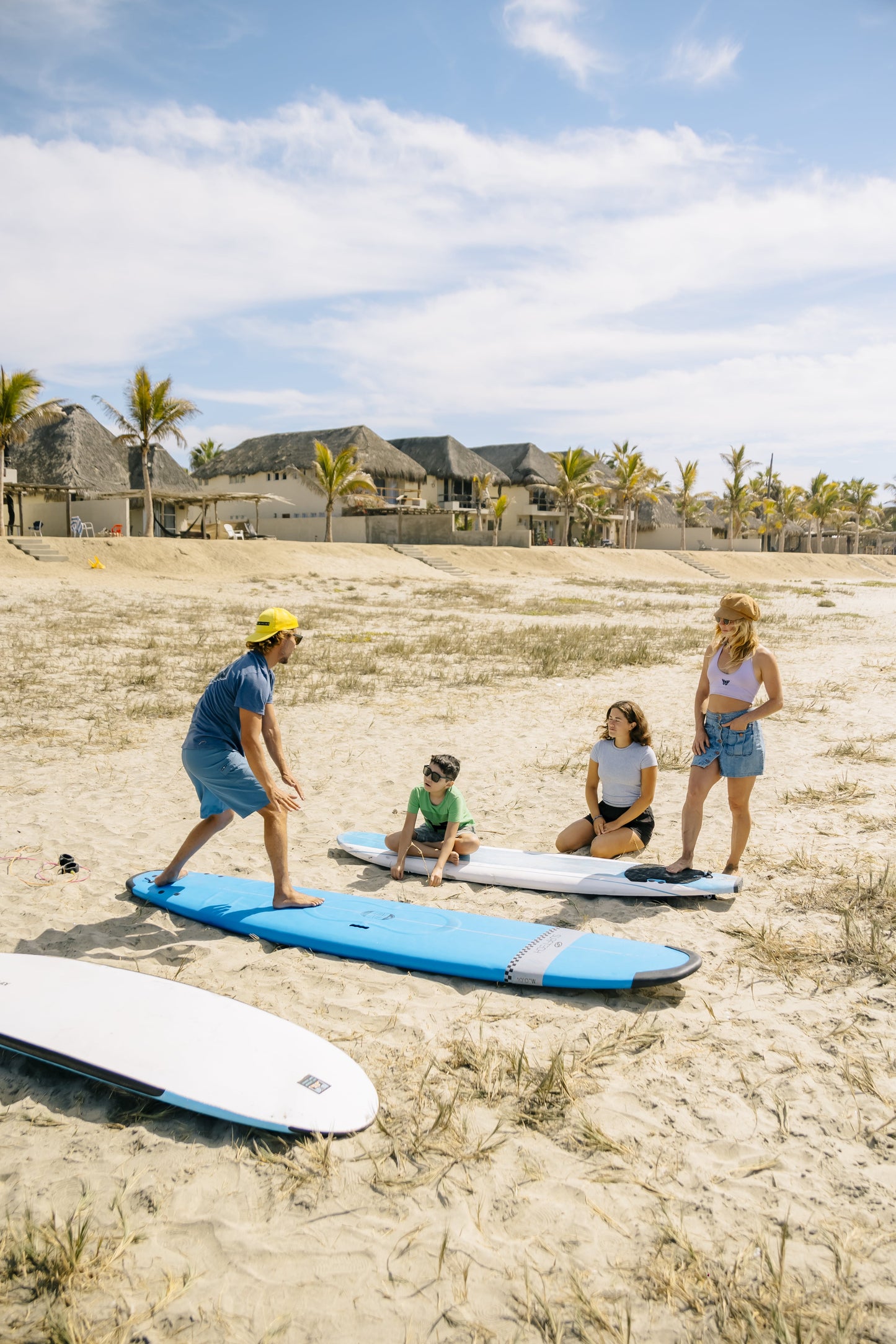 Exclusive Surf Lesson Tour Round Trip Transport on 4x4 Toyota Tacoma Vehicle.