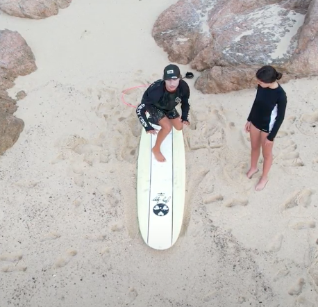 beginner surf lesson