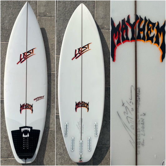 Mayhem The Riper 5’4” × 23.75L *with fins included*