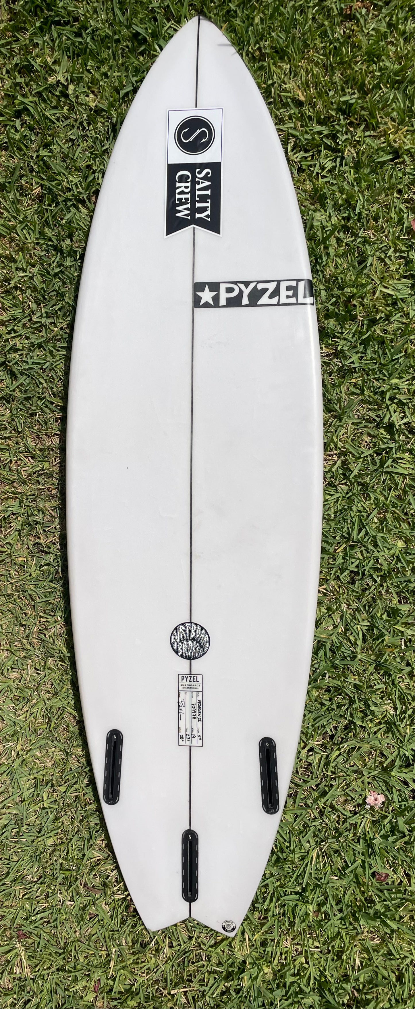 Pyzel Surfboards Pyzallien 2 Like New Surfboard 5.11" x 19" x 2.31" x 28LT