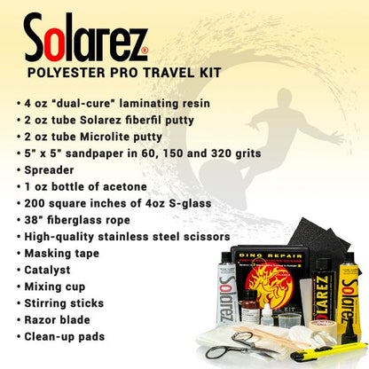 Solarez Polyester Pro Travel Kit